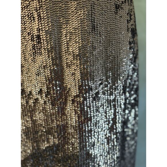 J. Crew Factory Metallic Midi Skirt in Bronze - Picture 8 of 13